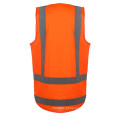 Colete de segurança de alta visibilidade com novo design e bolso no peito